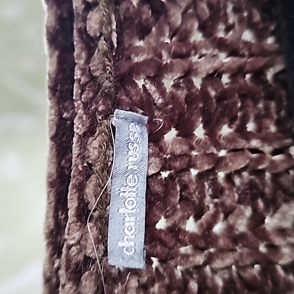 Green Chenille Cardigan Super Soft - Picture 5 of 7